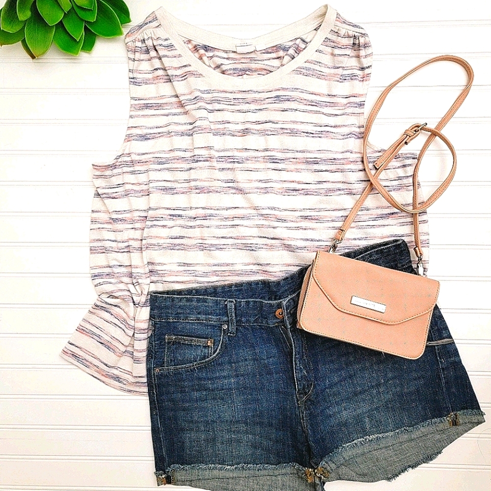 Torrid Lightweight Striped Knit Tank Top